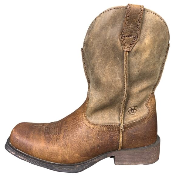Ariat Men’s Rambler Brown Distressed Leather Western Cowboy Boots Size 11 D main image 10